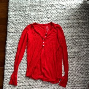 red soft and sexy long sleeve!